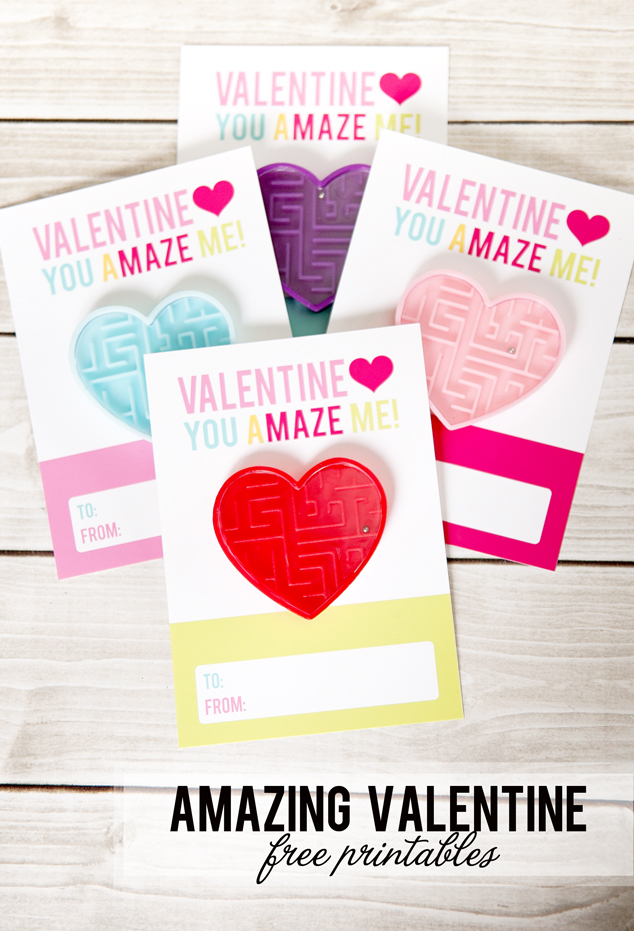 Printable Valentine Cards for Kids (FREE!) - Happy Strong Home