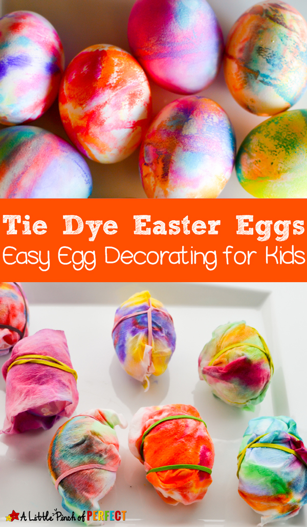 Tie Dye Easter eggs