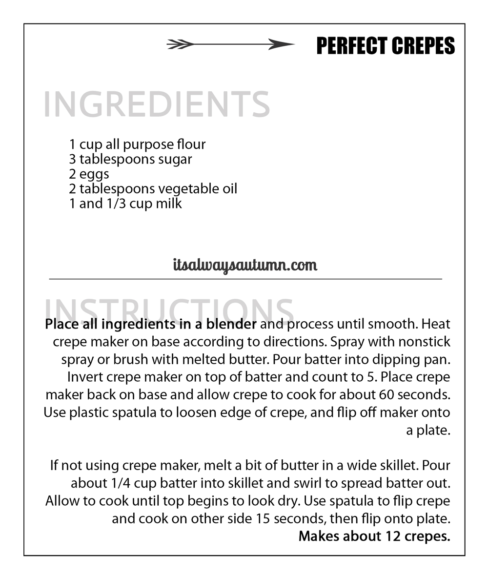 how to use a crepe maker for absolutely perfect crepes {SO EASY!} It