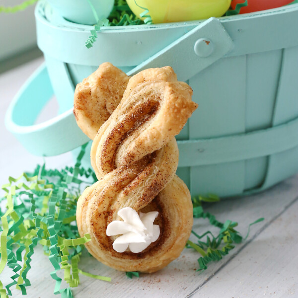 Cinnamon sugar bunnies are a fun, easy Easter treat to make with your kids.