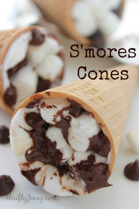 Campfire cones | 35 best camping food recipes