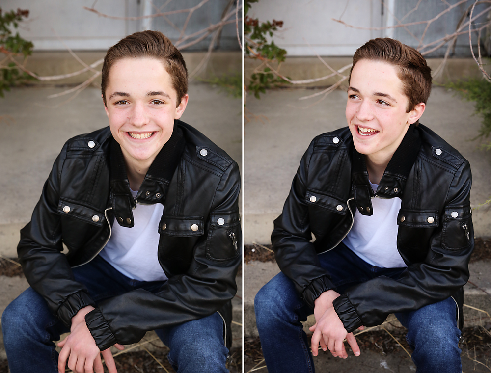 A Beautiful Boy Photography Poses on Bridge Stock Photo - Alamy