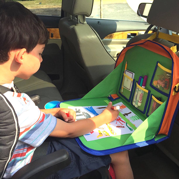 Seat back car organizer | Best ideas for road trips with kids