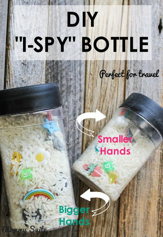 DIY I-Spy bottle | Best activities for road trips with kids