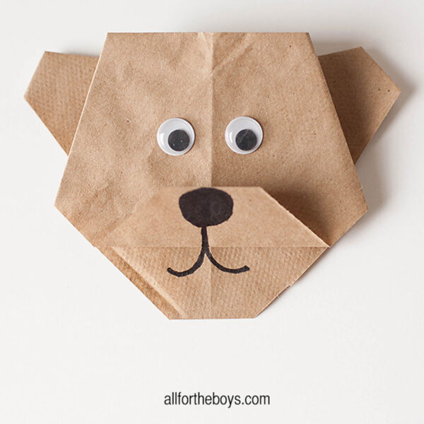 Origami bear.