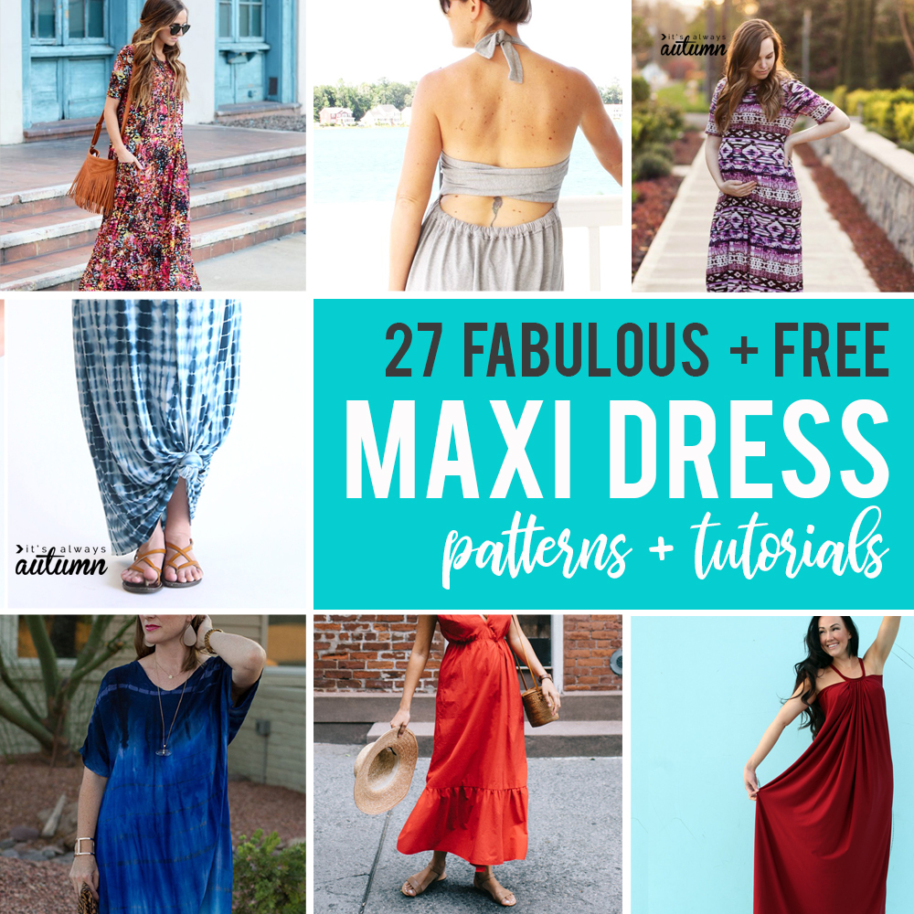 maxi dress patterns