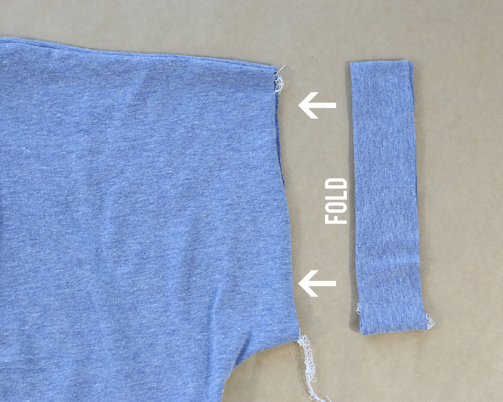 Sleeve cuff is folded, them placed over the sleeve