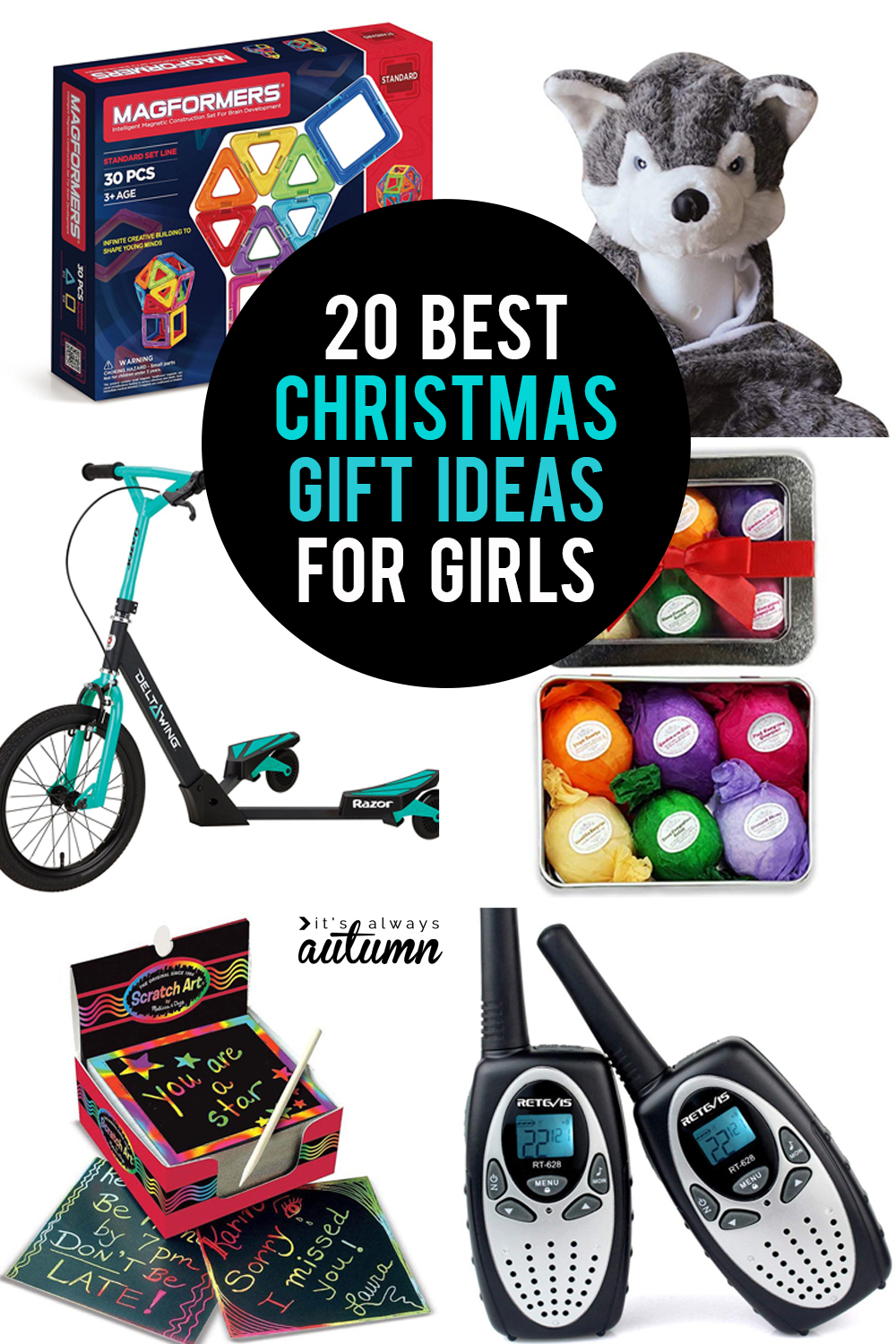 20 FANTASTIC Christmas gifts for girls - these are great ideas!