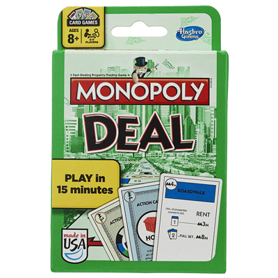 Monopoly deal card game