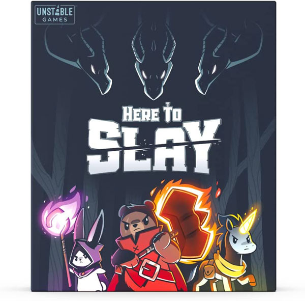Here to Slay card game.
