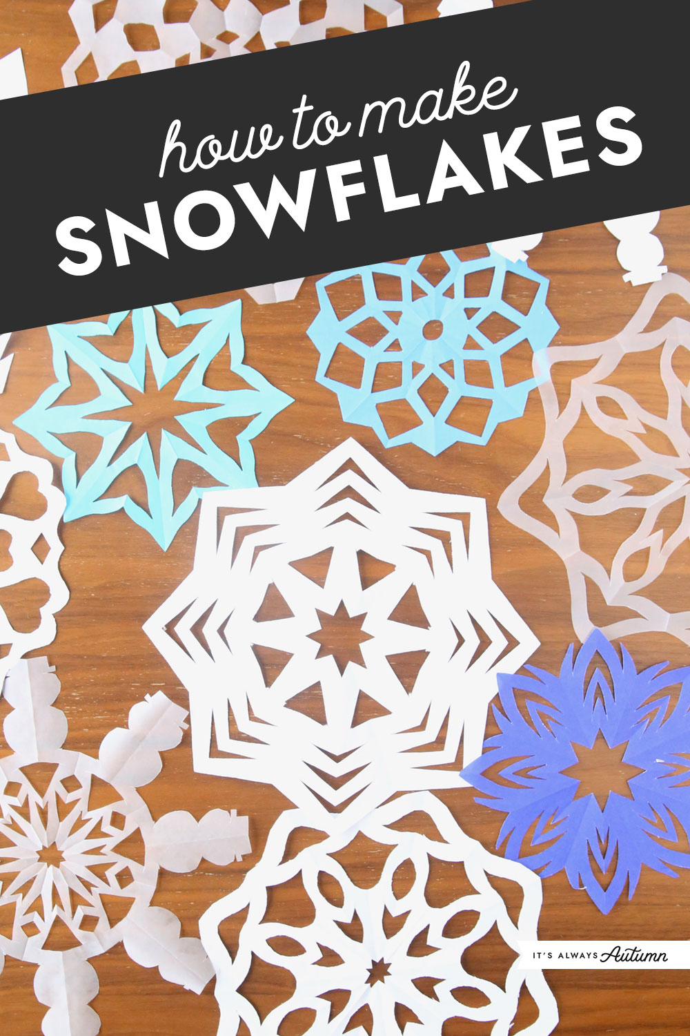 Printable Paper Snowflakes DIY Snowflakes Winter Decor Christmas