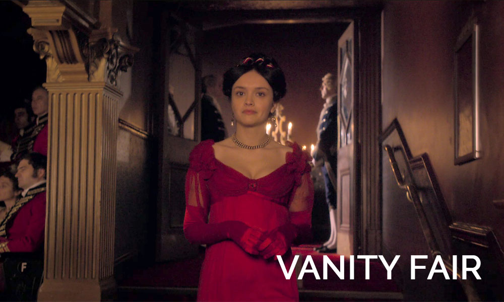 Olivia Cooke wearing a dress in Vanity Fair