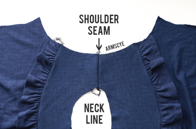 Girls' ruffle top free sewing pattern - It's Always Autumn