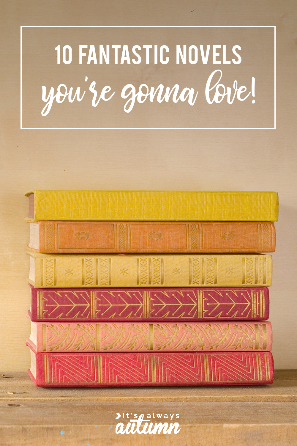 10 novels you're gonna love! Another fantastic book list.