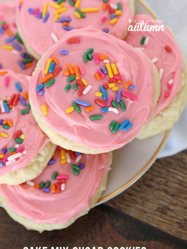 Easy Frosted Cake Mix Sugar Cookies Story