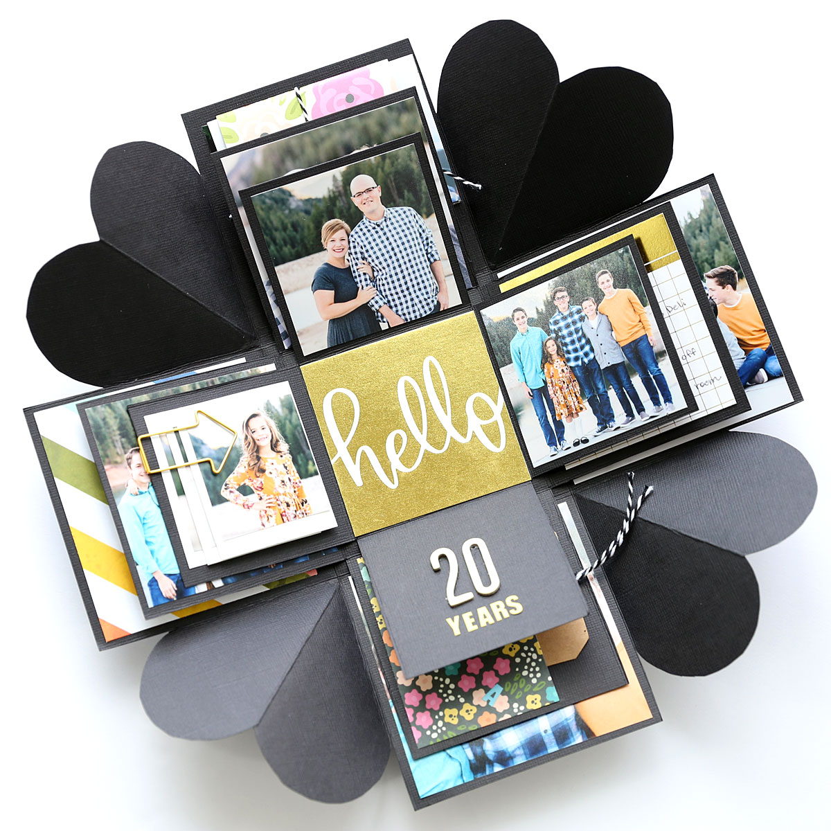 How to Make an Exploding Scrapbook for Father's Day