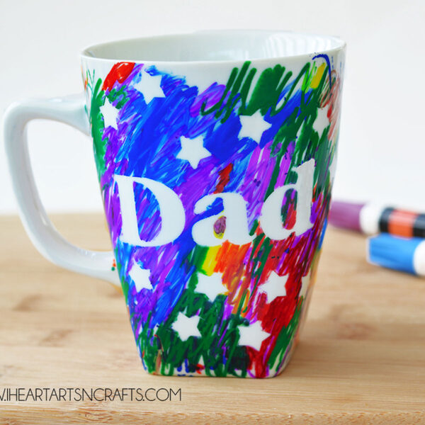 Mug decorated for Dad.