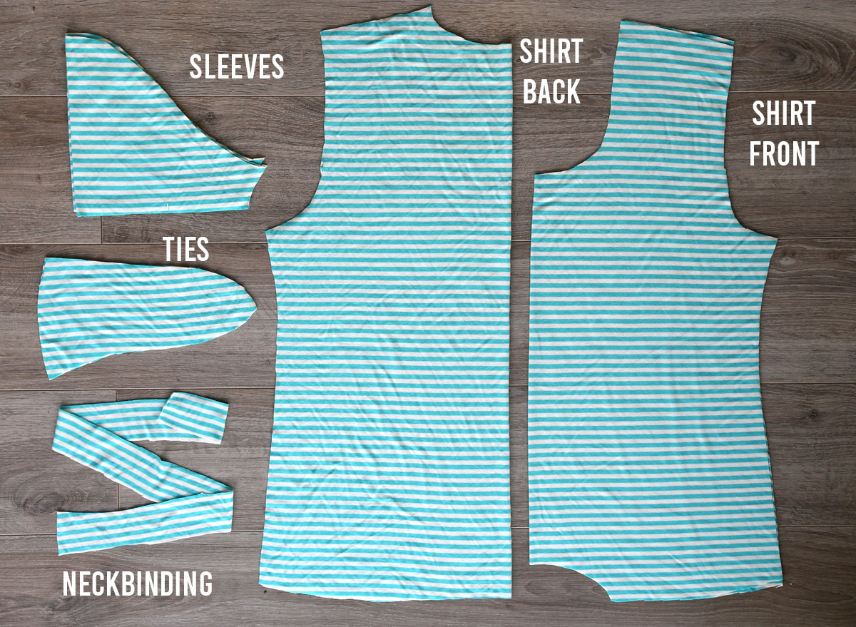 t shirt with tie waist