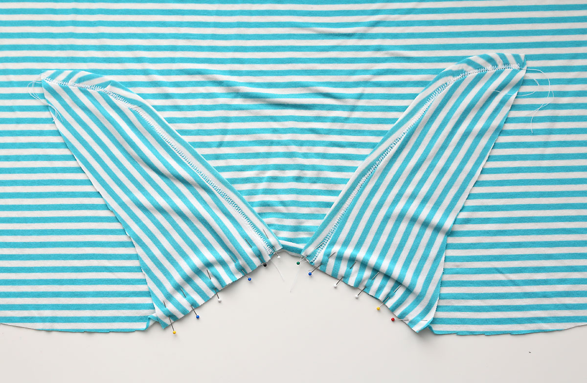 t shirt with tie waist