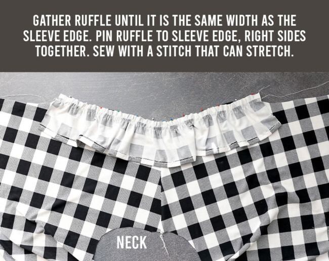 The Everyday Dress sewing pattern + ruffled sleeves - It's Always Autumn