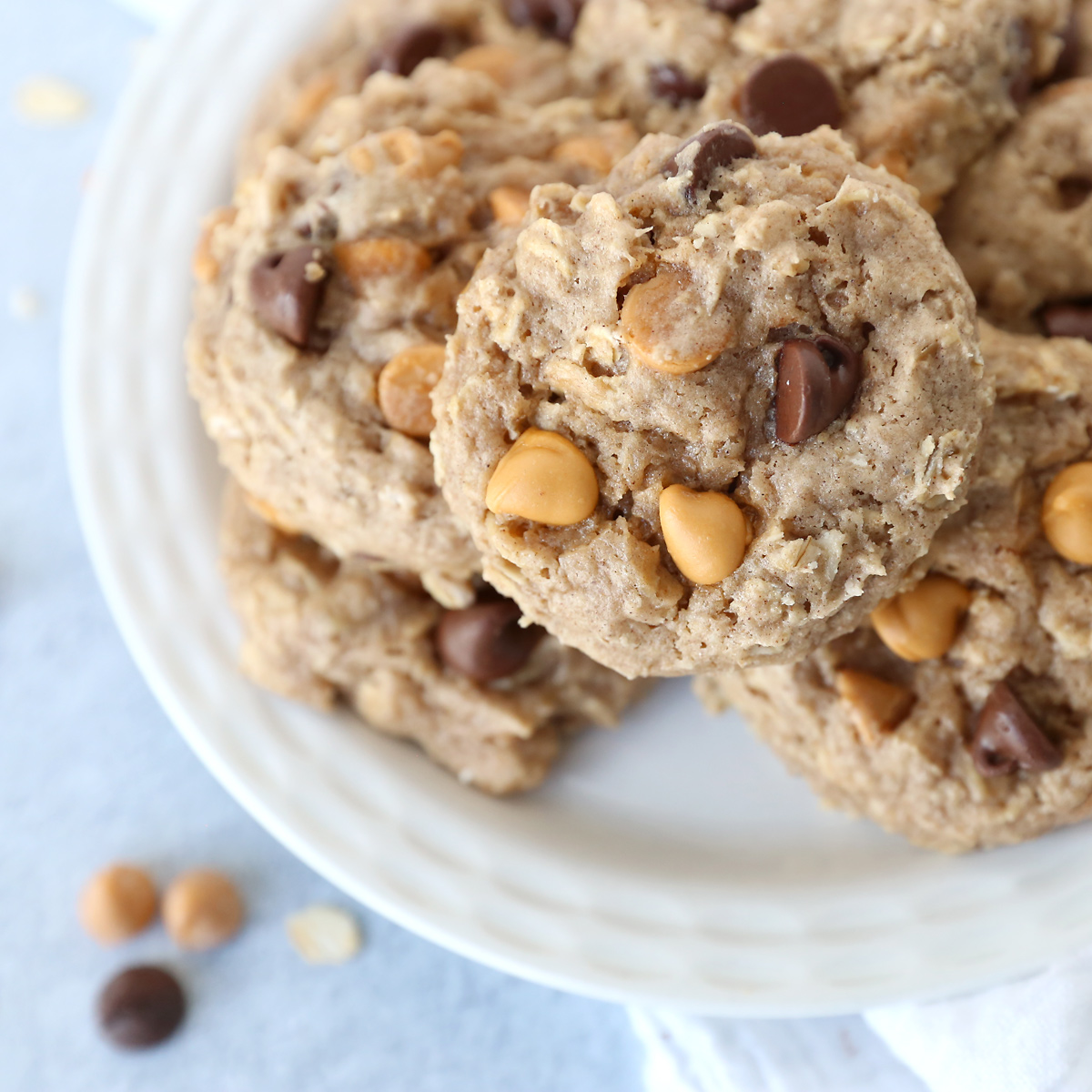 Butterscotch oatmeal spice cookies