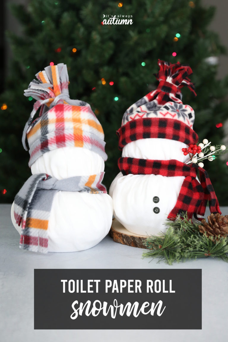 Toilet Paper Snowmen It's Always Autumn