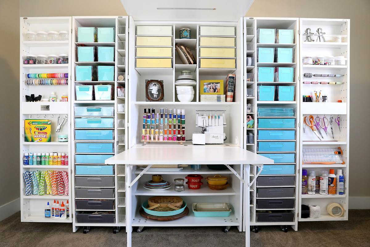  Dream Box Craft Storage Cabinet With Table