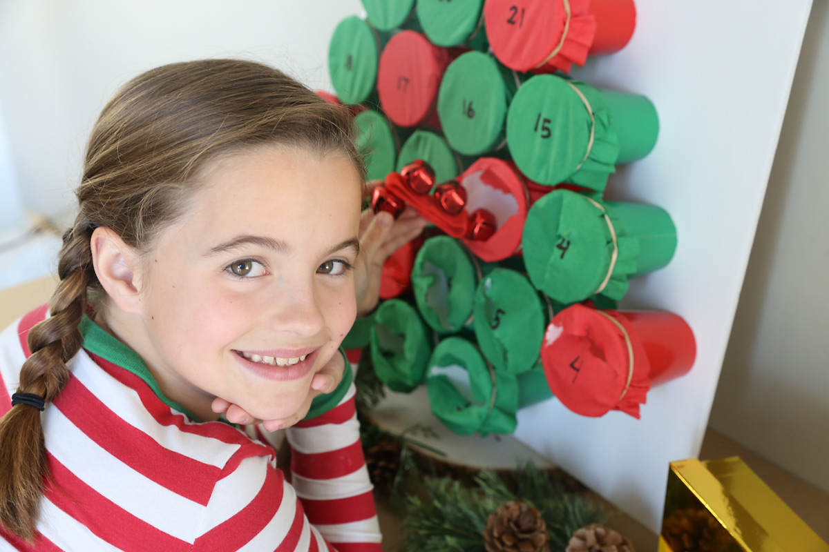 This punch out Advent Calendar is so much fun! It's easy to make and kids will love it!