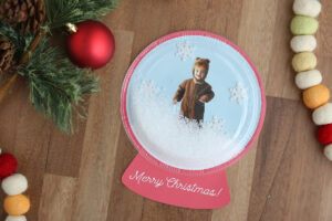 Finished photo snowglobe.