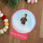 Photo snow globe craft.