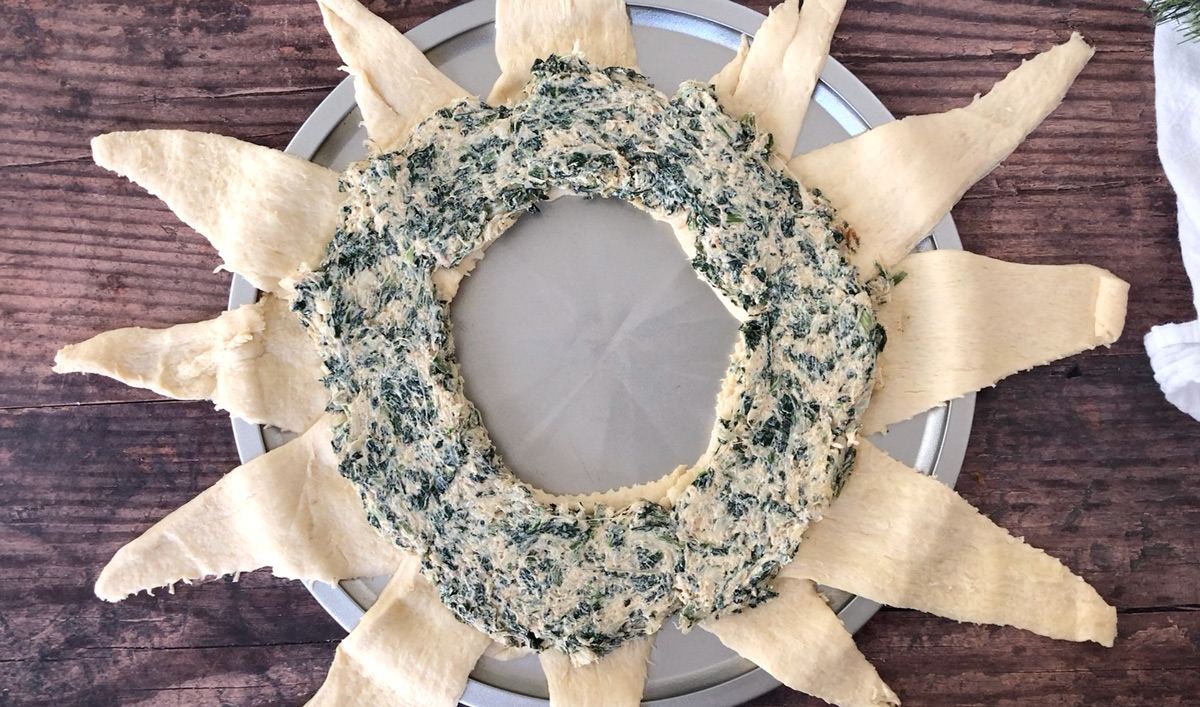 Spinach dip filling
