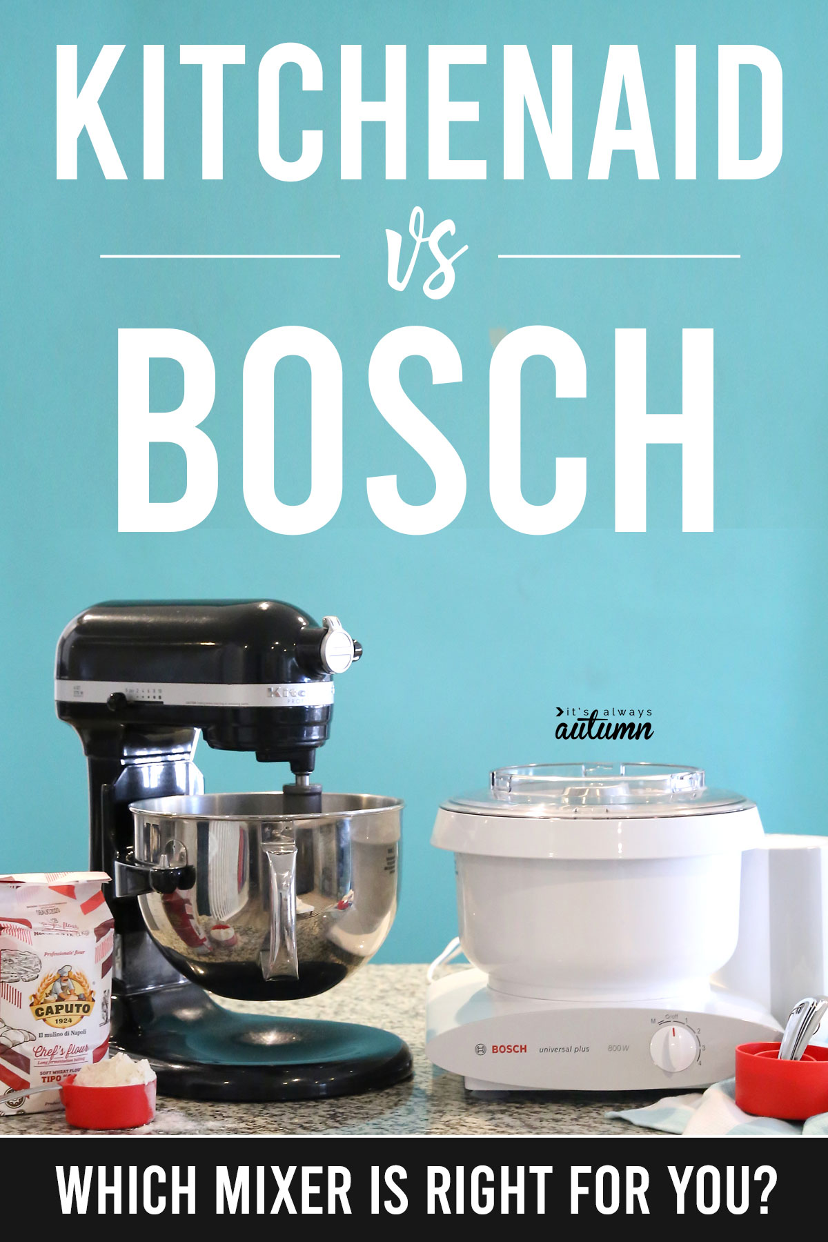 Kitchenaid vs. Bosch: which stand mixer is right for you? Find the pros and cons of each one.