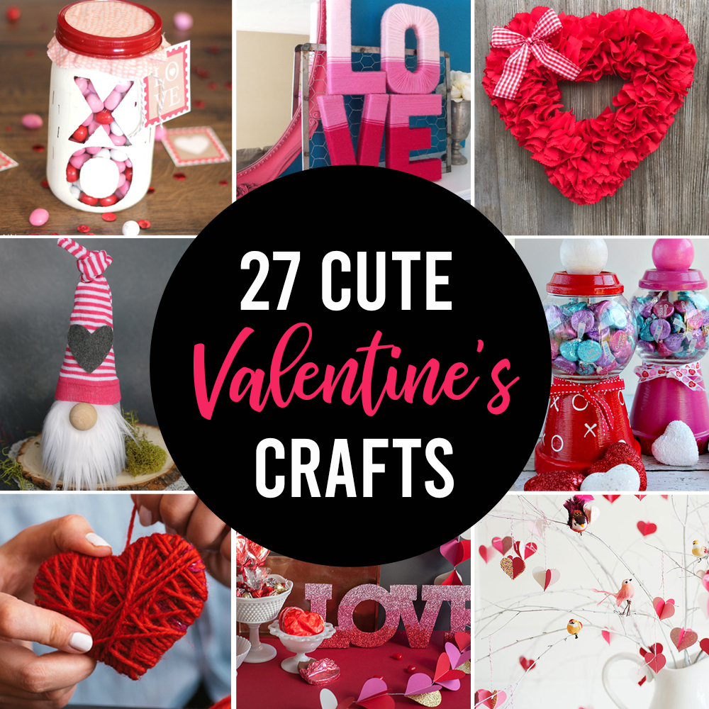 20 Valentine's Day Crafts Featuring Flowers