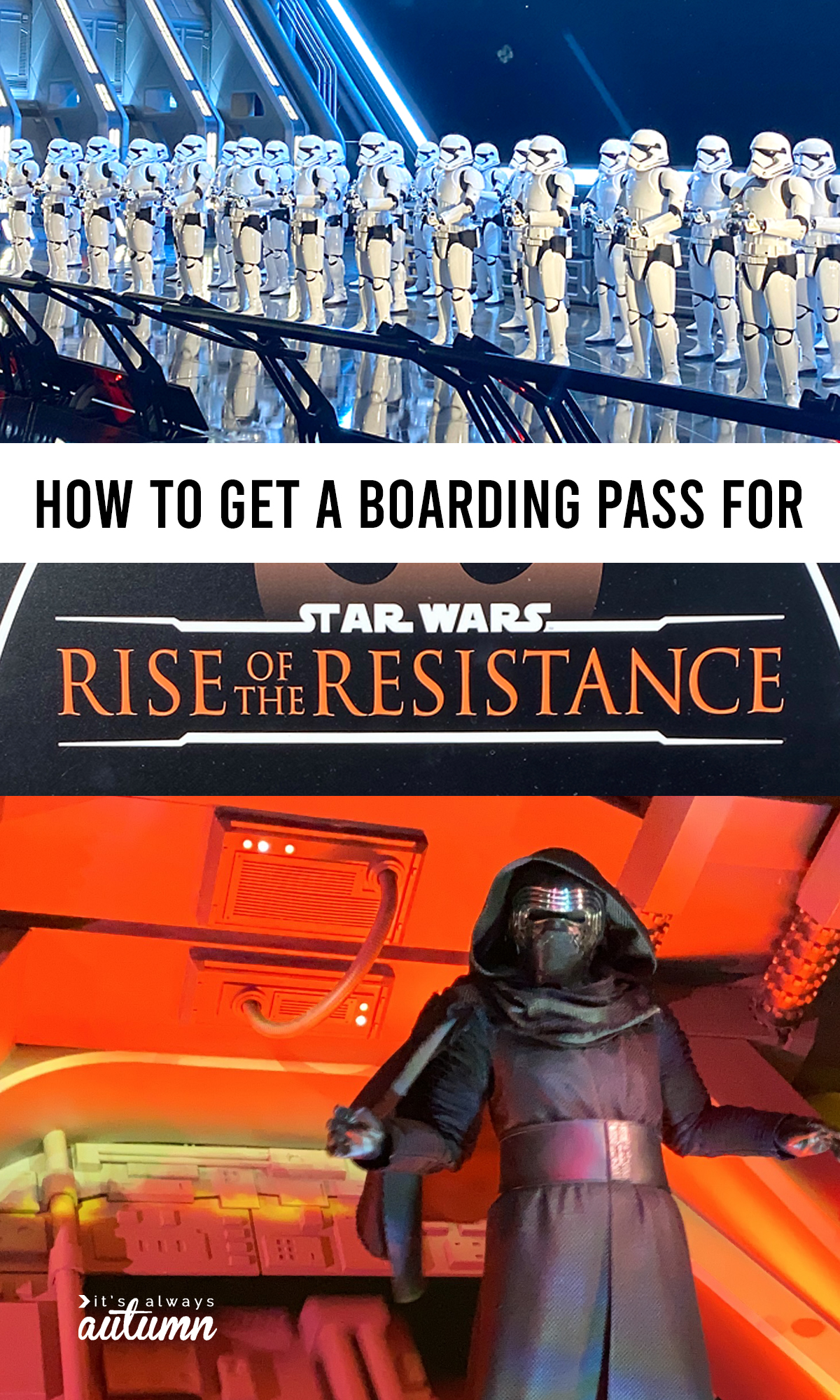 Did you know you can't ride the new Star Wars Rise of the Resistance without a boarding pass? Learn how to get one!