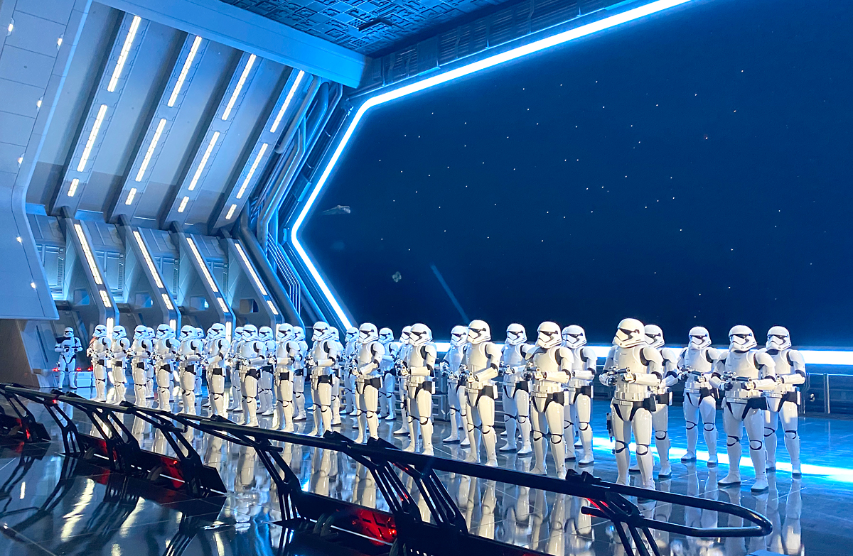 Group of Star Wars stormtroopers