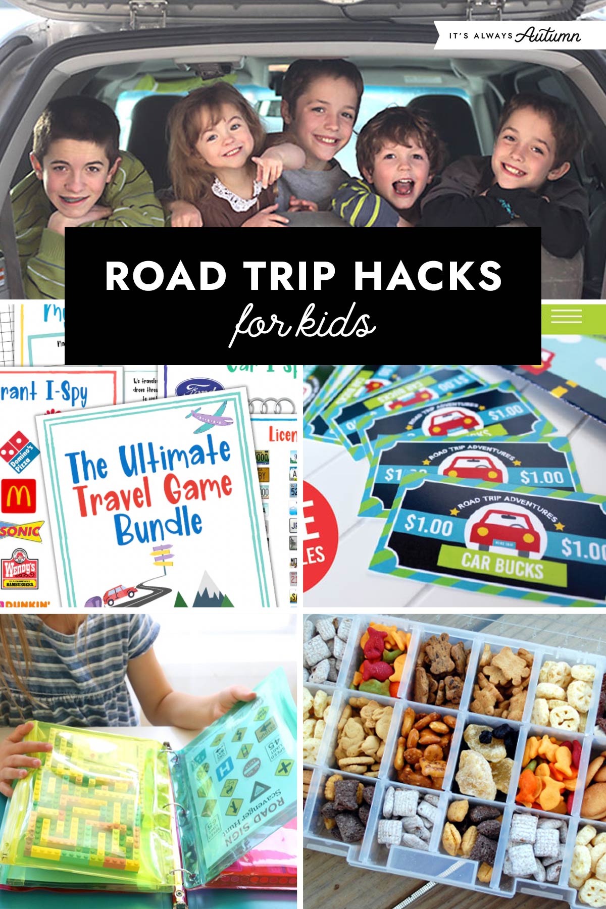 road trip hacks for kids.