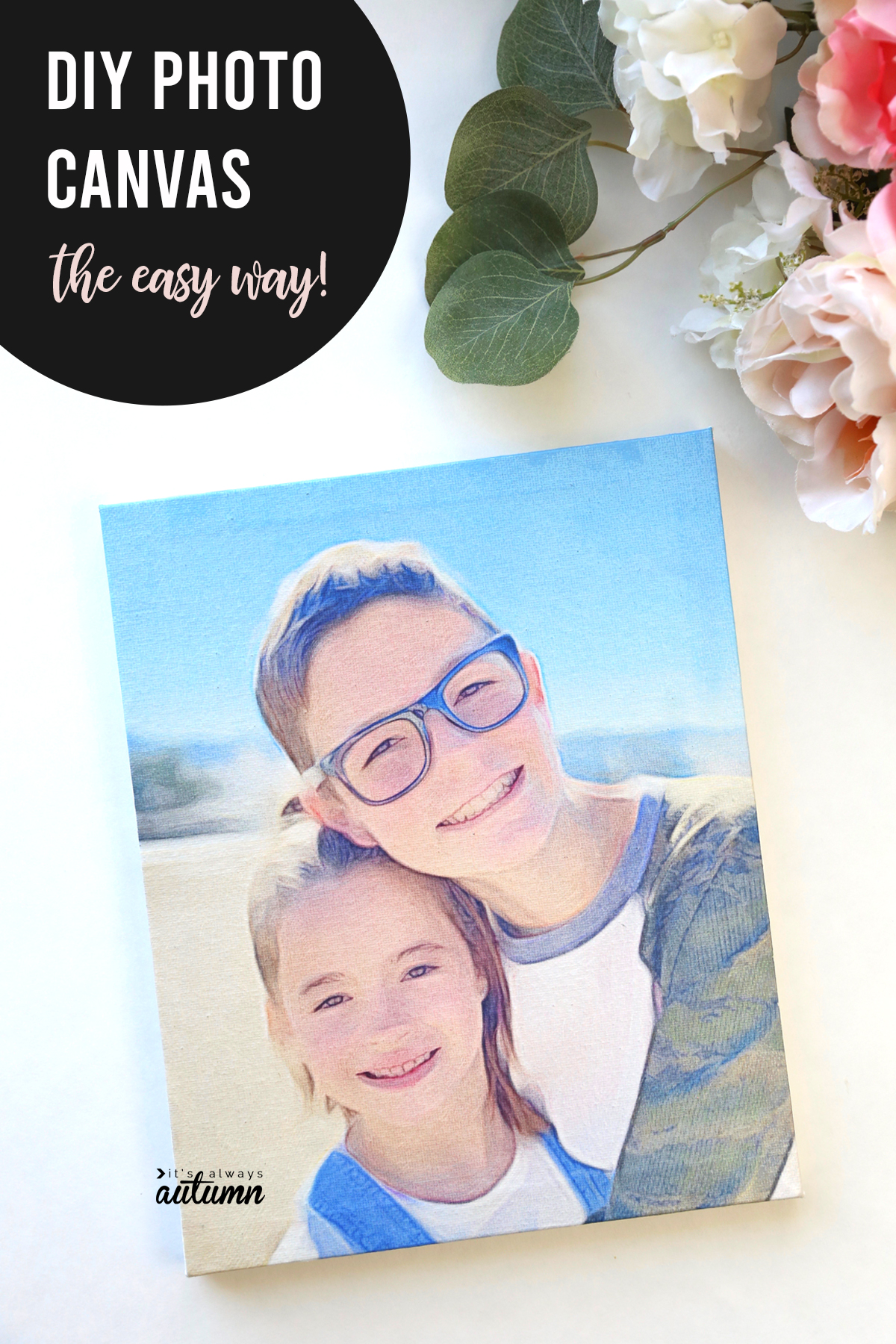 The is the EASIEST and most reliable way to transfer a photo to canvas!