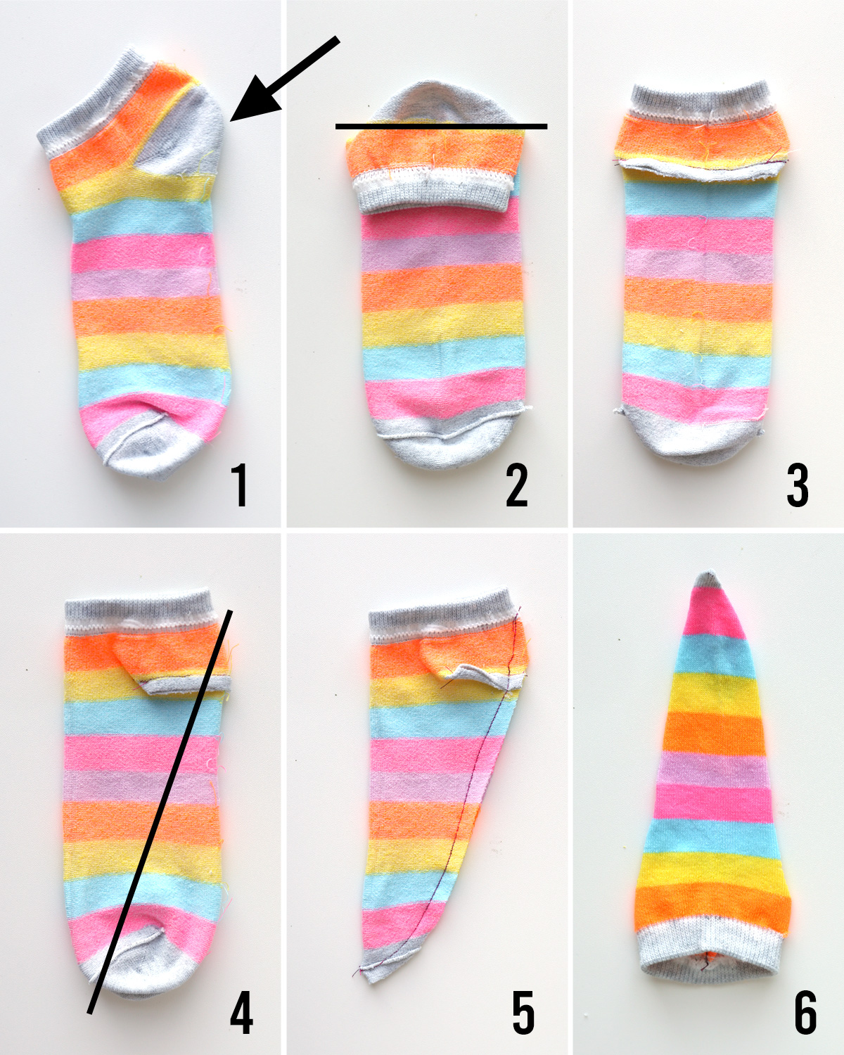How to make a hat for a sock gnome