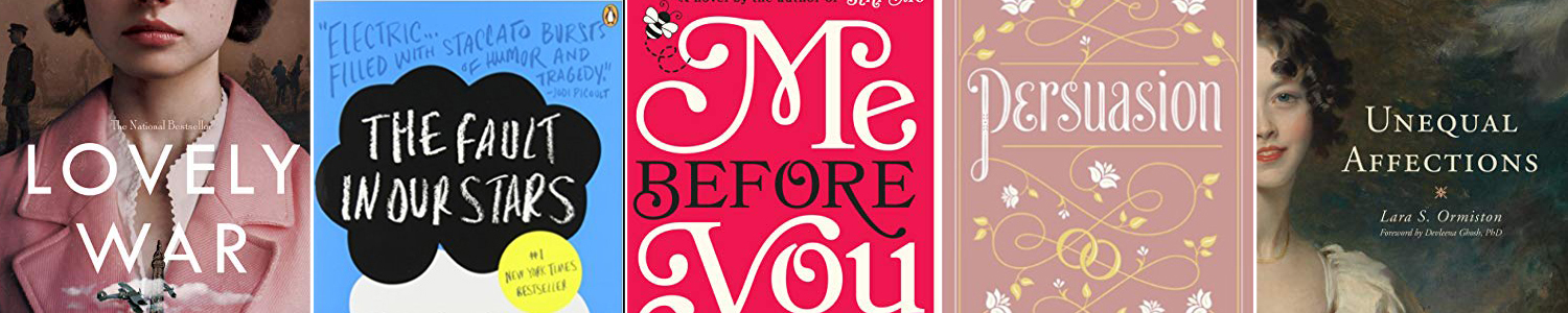 Book cover for the book Me Before You, words on a red background