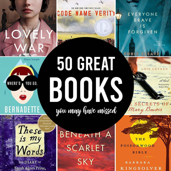 Collage photo of book covers with words: 50 great books you may have missed
