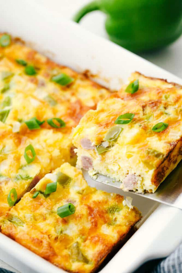 Baked denver omelet