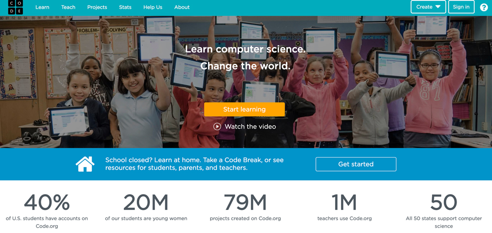 Free online coding class for kids