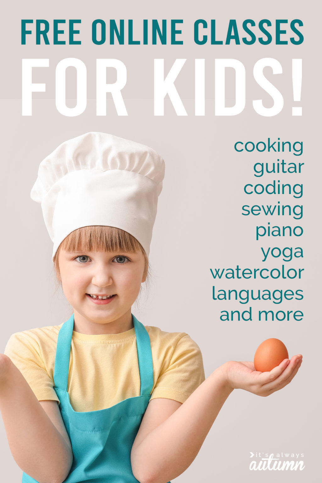 12 Cool Things kids can learn online for FREE {guitar, cooking, coding ...
