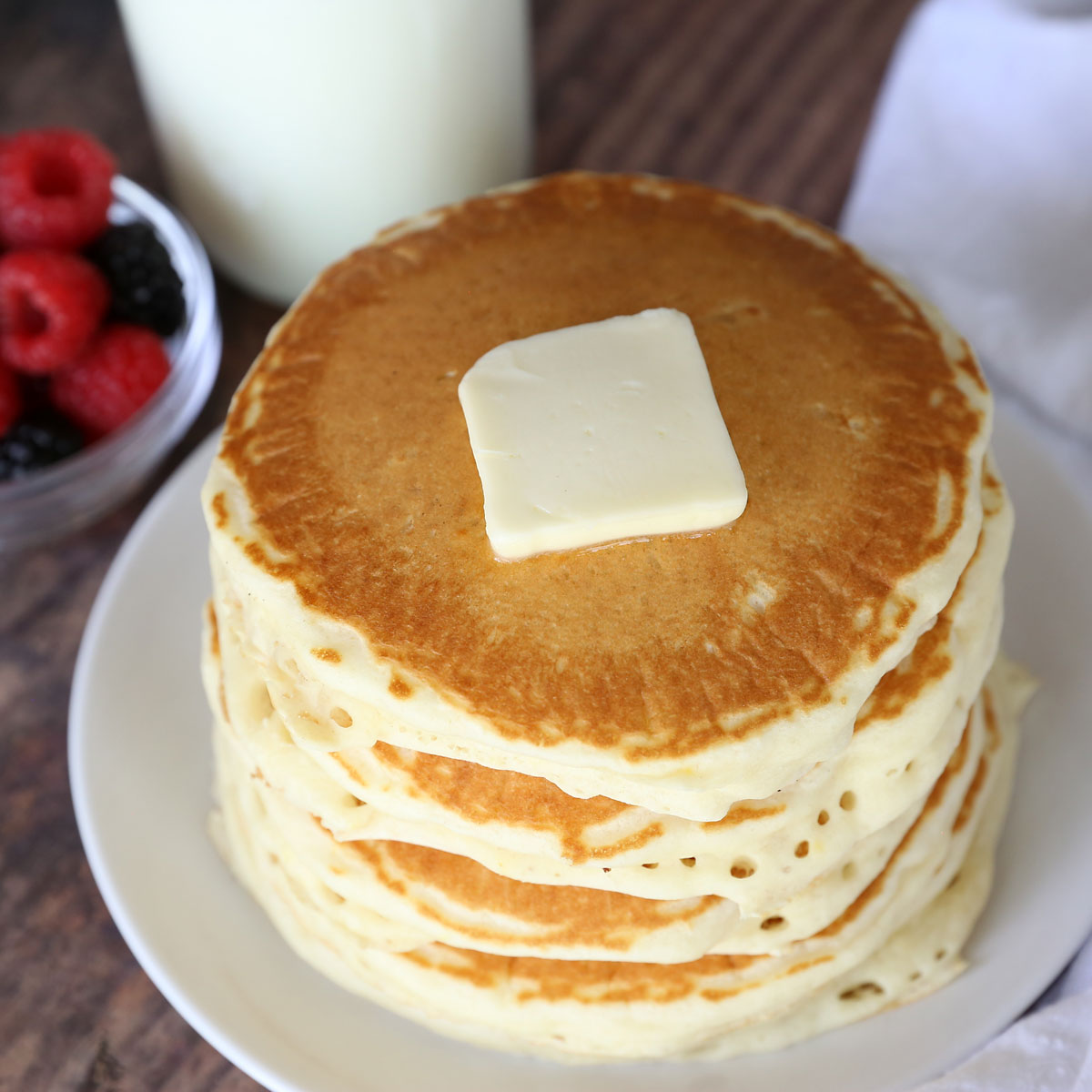 Nutella & Peanut Butter Pancakes Recipe - Crazy Little Projects