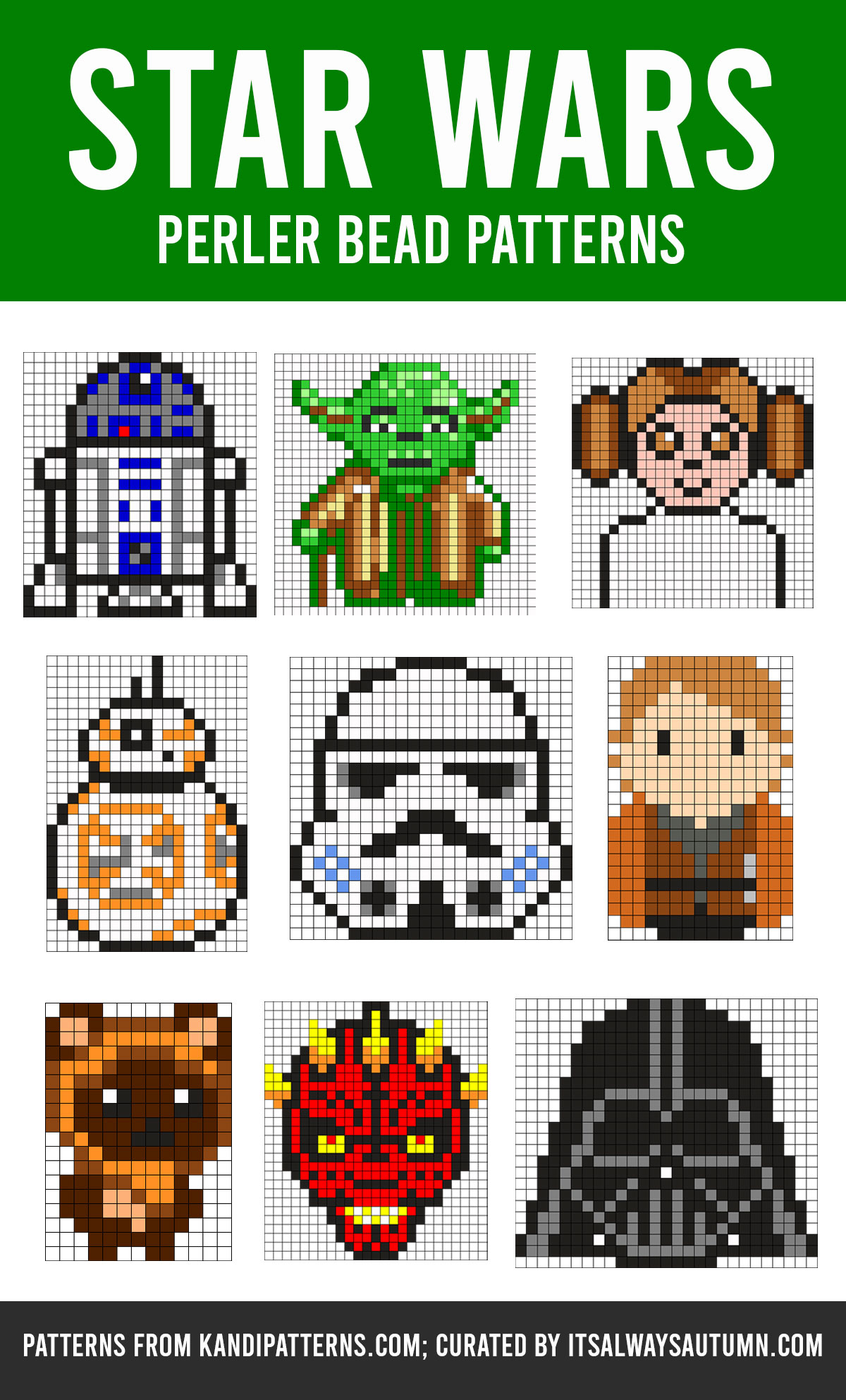 Star Wars Perler bead patternd