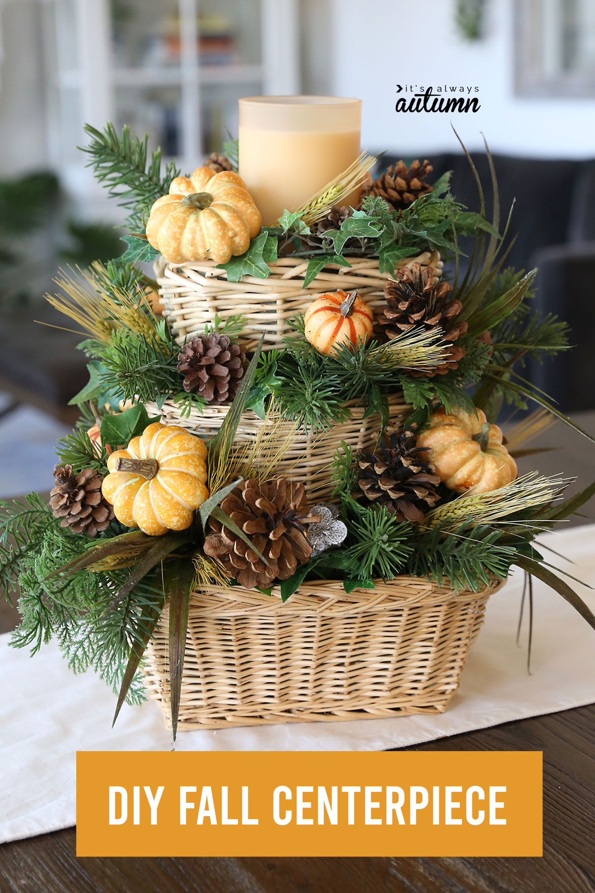 These DIY Wood Block Centerpieces Are Simply Stunning!