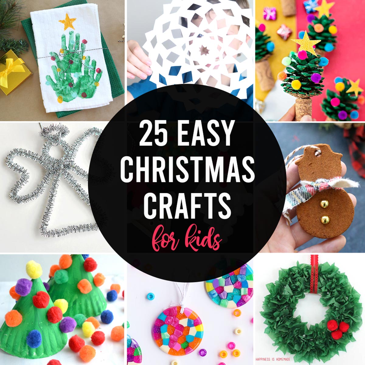 25 Super Easy Christmas Crafts for Kids
