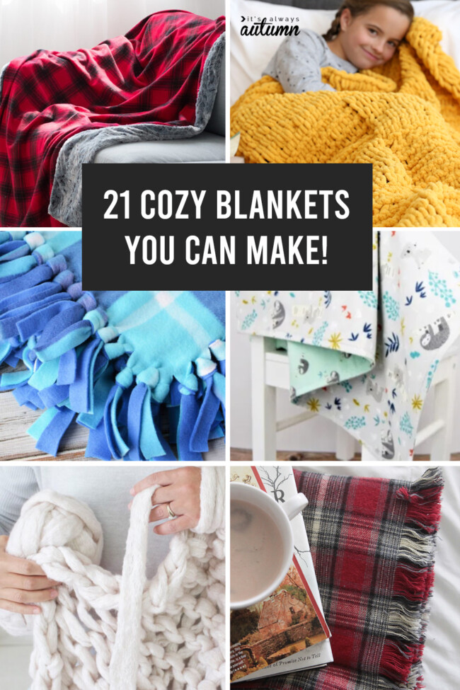 How to Make a Blanket {21 Easy Options} It's Always Autumn
