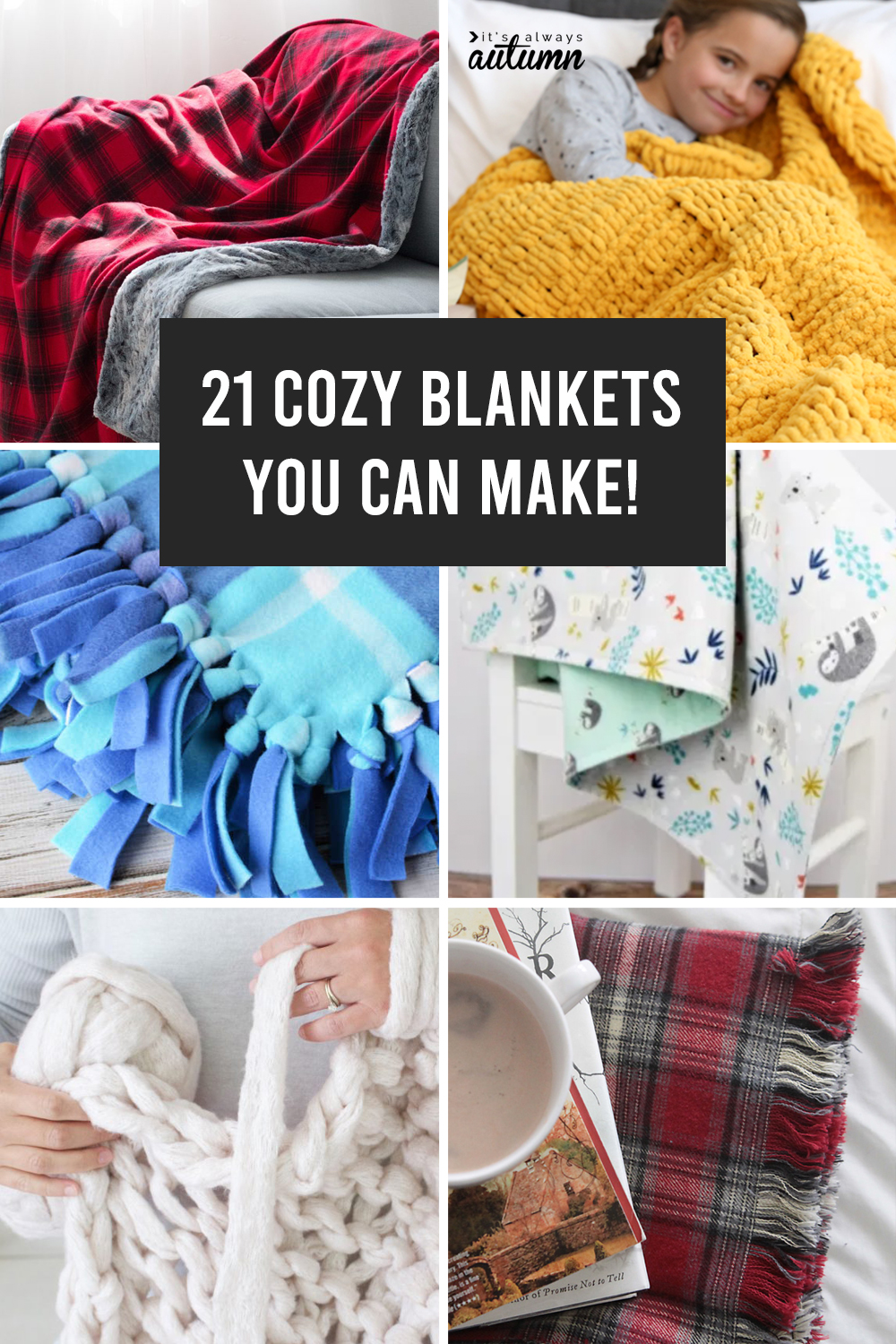 Learn how to make a gorgeous blanket in just a few hours with one of these easy to follow blanket tutorials.