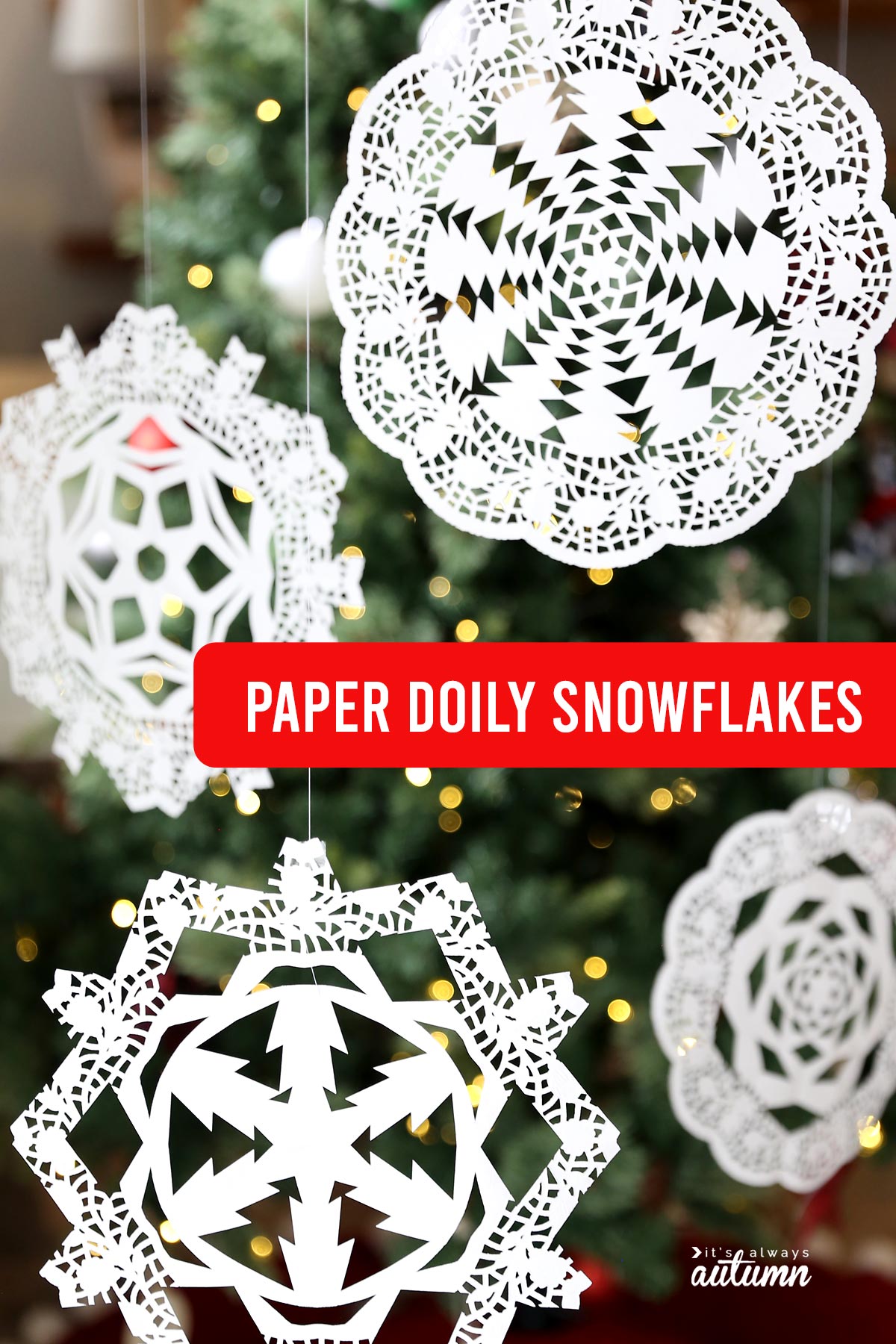 How to make paper Snowflakes - It's Always Autumn